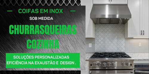 Coifas em Inox Sob Medida