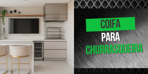Coifa para Churrasqueira Inox Gourmet