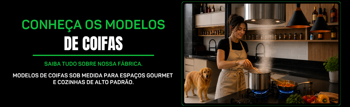 Modelos de Coifas Sob Medida para Cozinhas e Espaços Gourmet