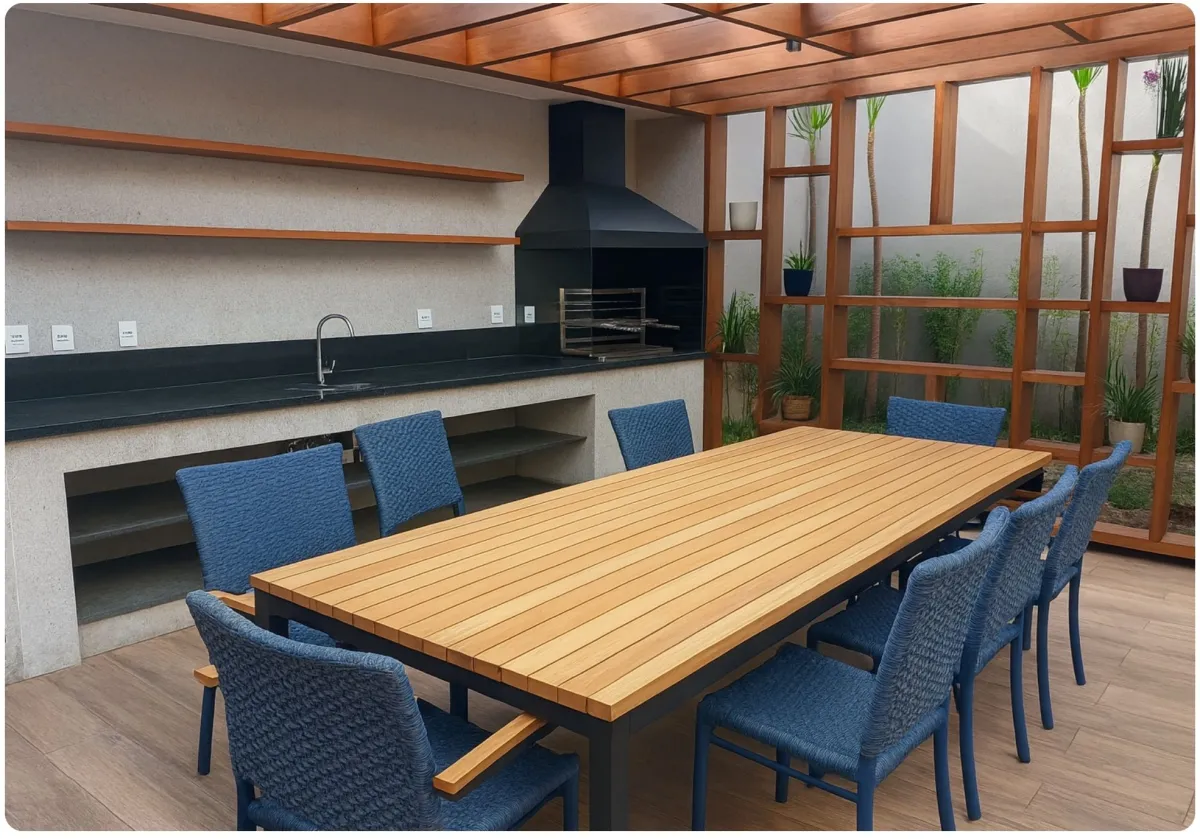 Área Gourmet Inox Gourmet 1