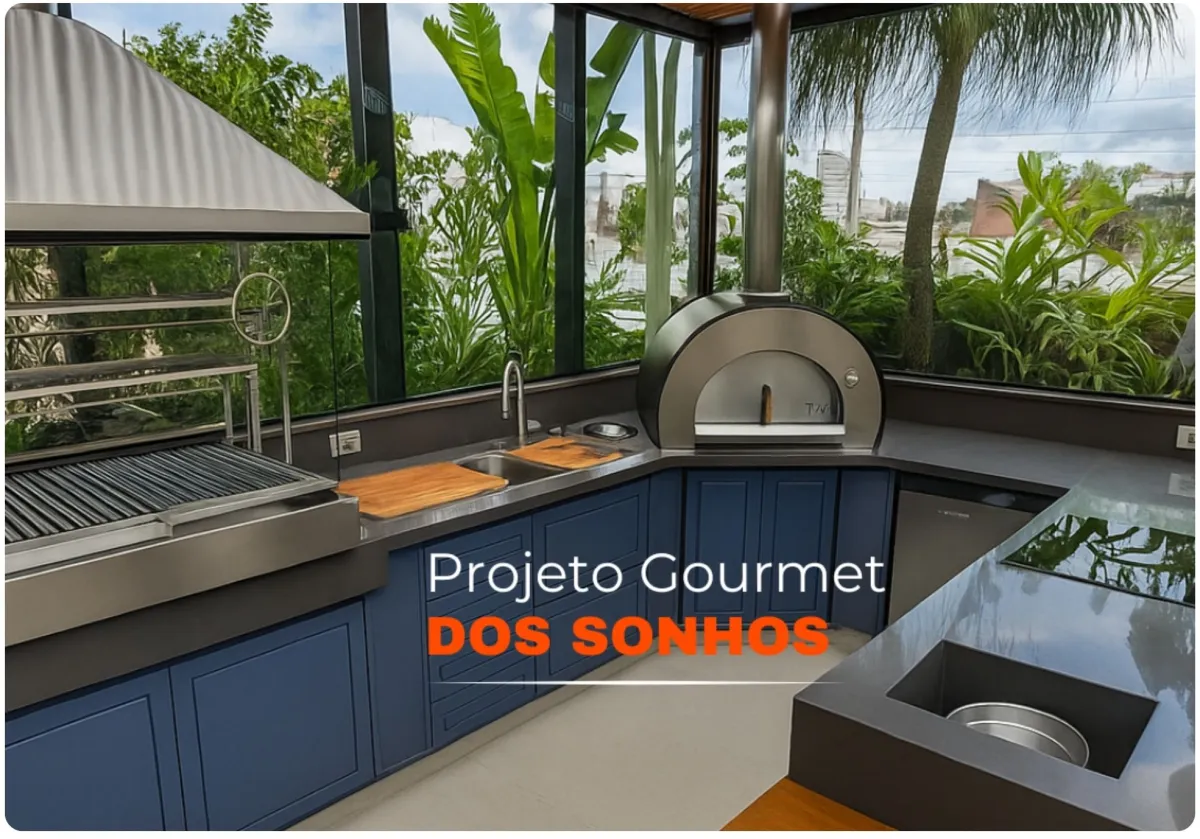 Área Gourmet Inox Gourmet 10