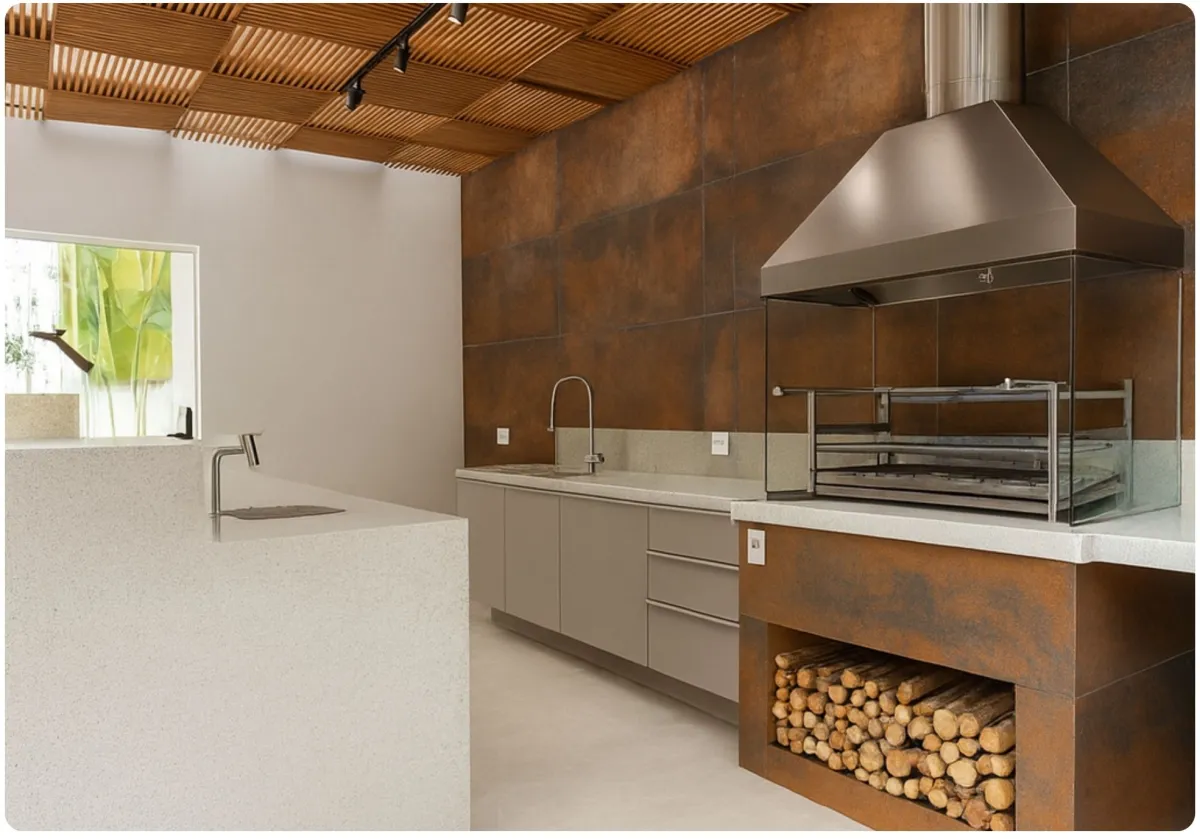 Área Gourmet Inox Gourmet 11