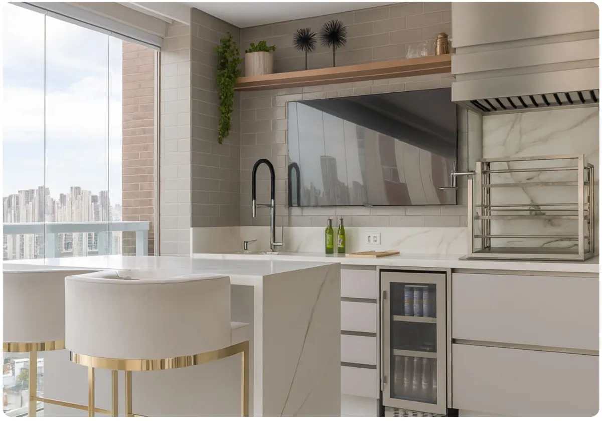 Área Gourmet Inox Gourmet 12