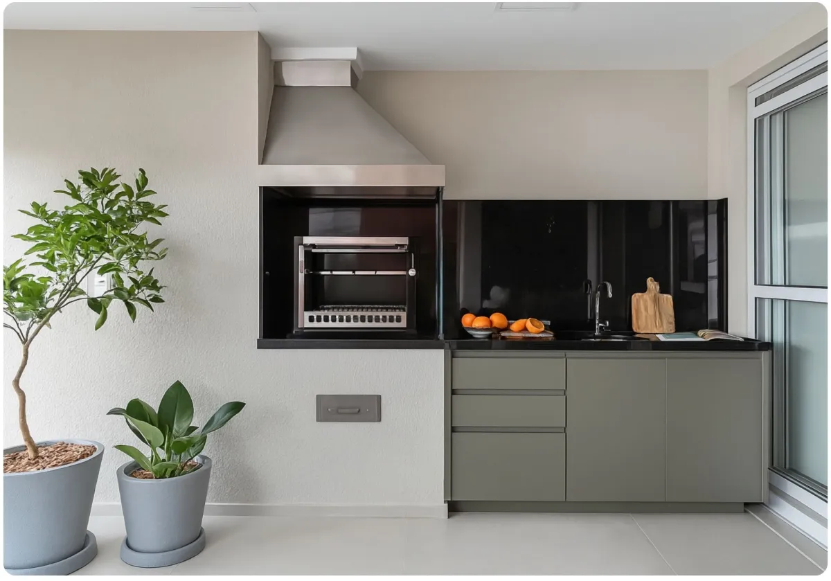 Área Gourmet Inox Gourmet 5