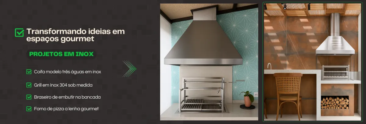 Area Gourmet Projeto Churrasqueira 1