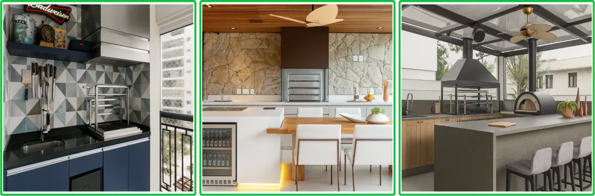 Area Gourmet Projeto Churrasqueira 5