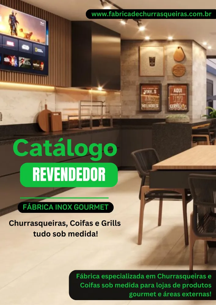 Catálogo Fábrica Churrasqueiras Coifas Inox Gourmet