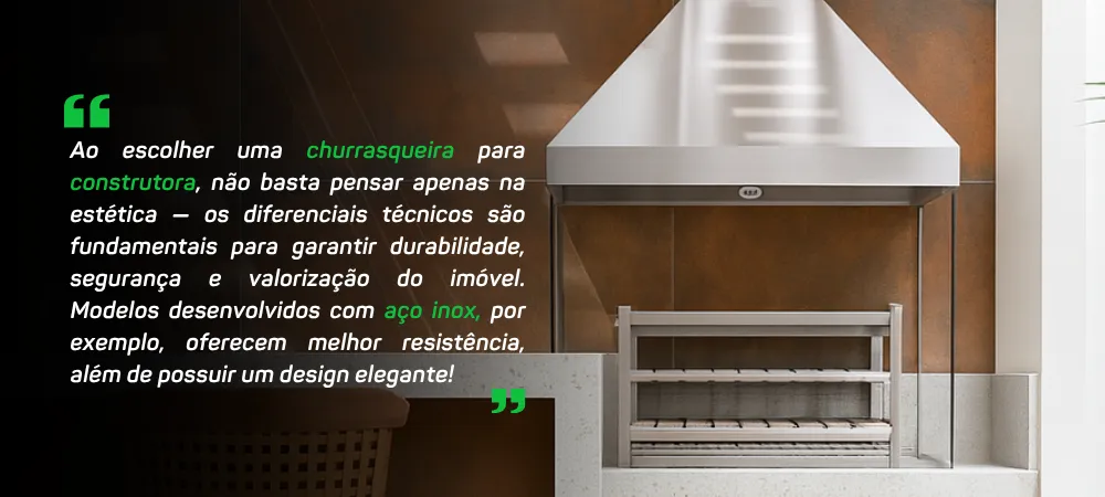 Churrasqueira Gourmet Para Construtora