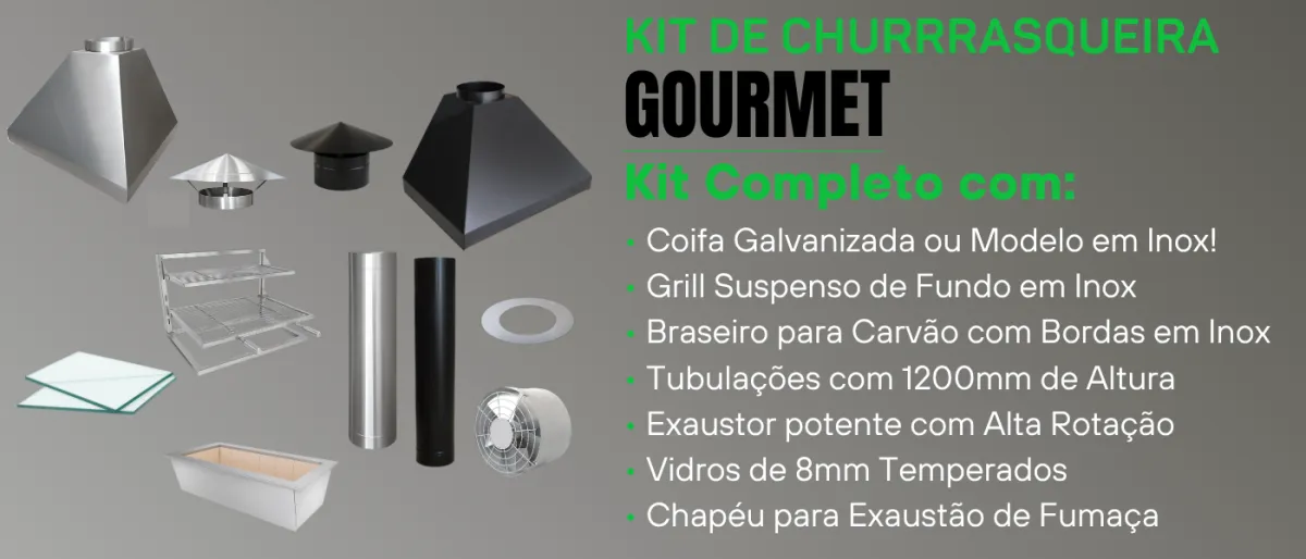 Churrasqueira Kit Churrasqueira Gourmet 1