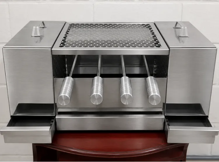 Churrasqueiras Para Apartamento Inox Gourmet  2