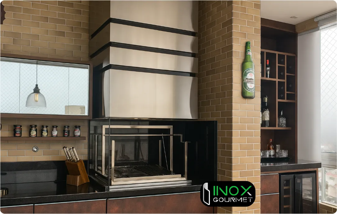 Coifa Para Churrasqueira Box Sob Medida 32