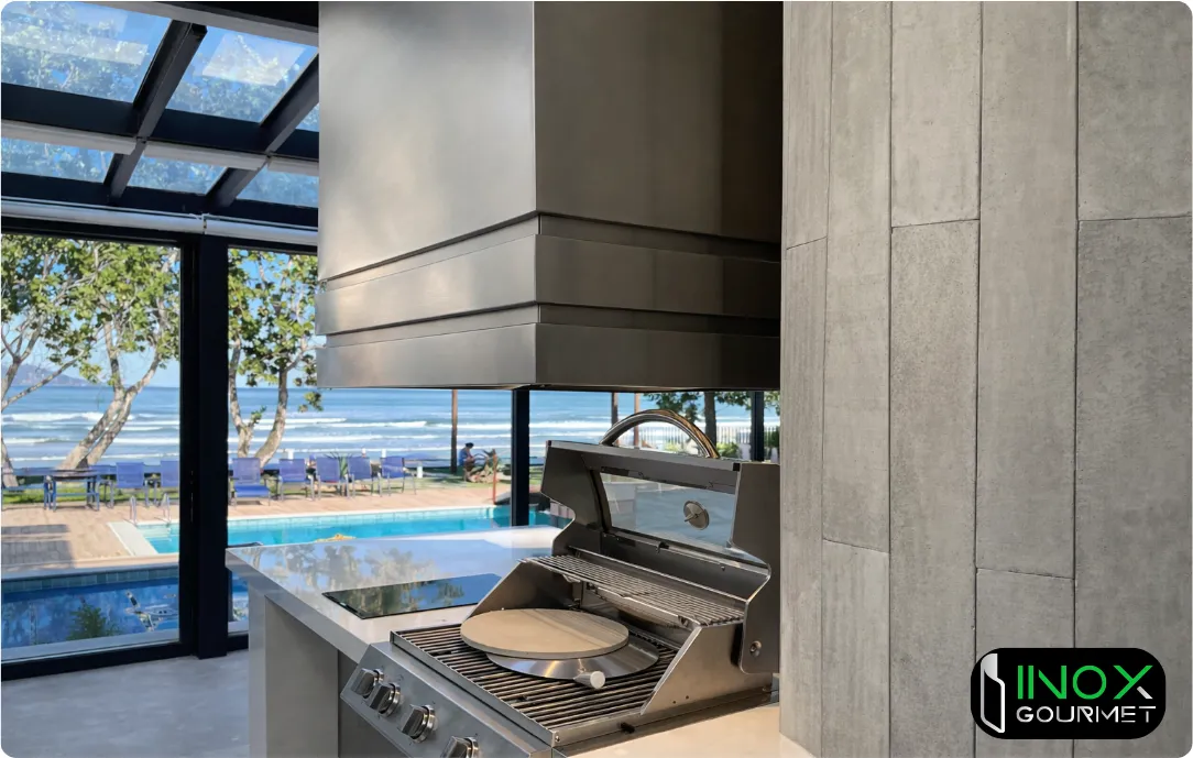 Coifa Para Churrasqueira Box Sob Medida 5